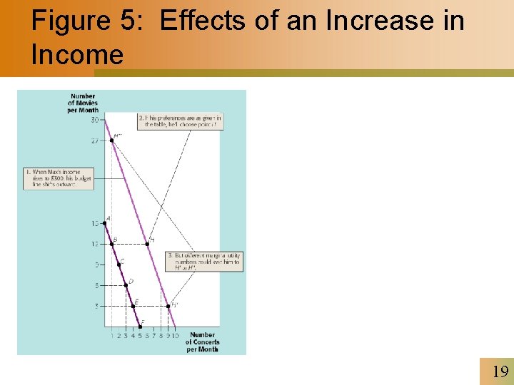 Figure 5: Effects of an Increase in Income 19 