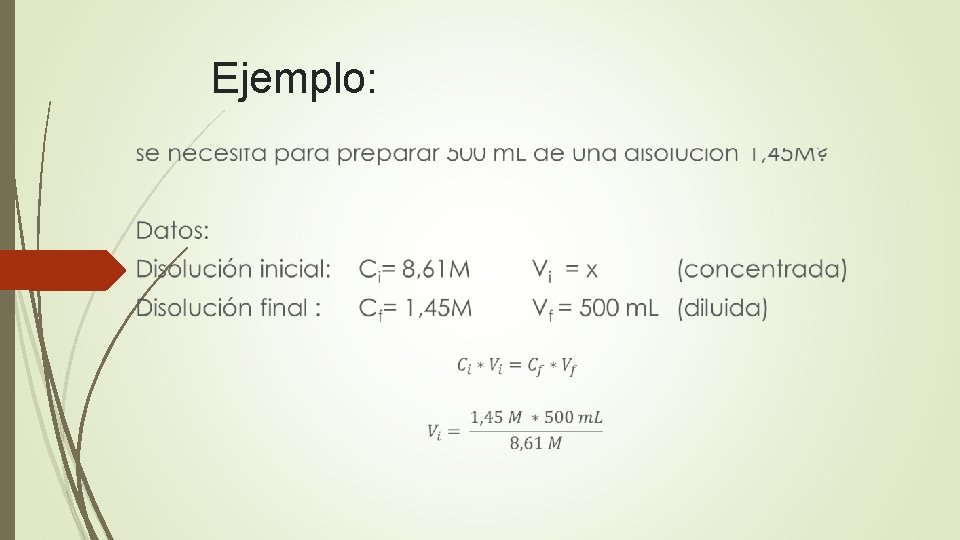 Ejemplo: 