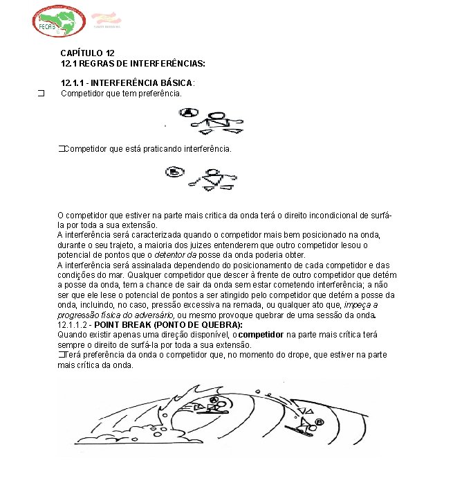 CAPÍTULO 12 12. 1 REGRAS DE INTERFERÊNCIAS: � 12. 1. 1 - INTERFERÊNCIA BÁSICA: