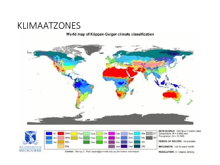 KLIMAATZONES 