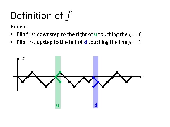 Definition of Repeat: • Flip first downstep to the right of u touching the