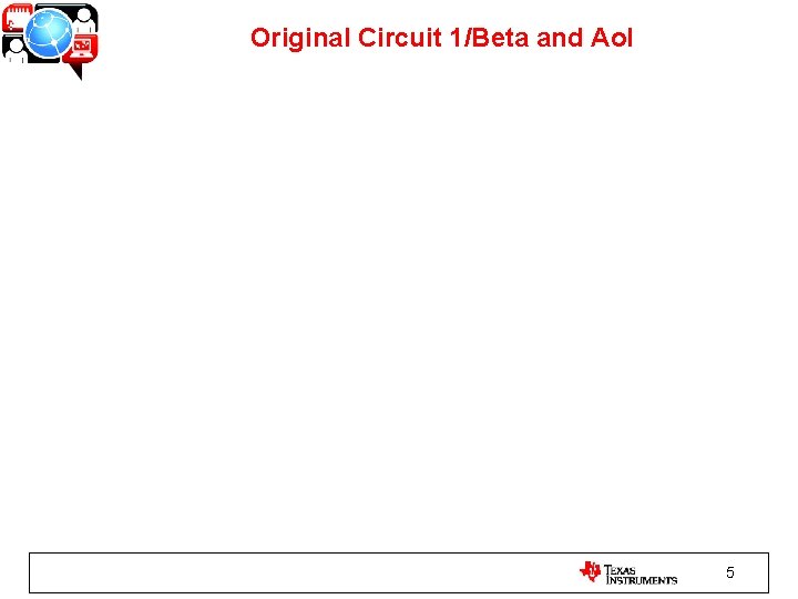 Original Circuit 1/Beta and Aol 5 