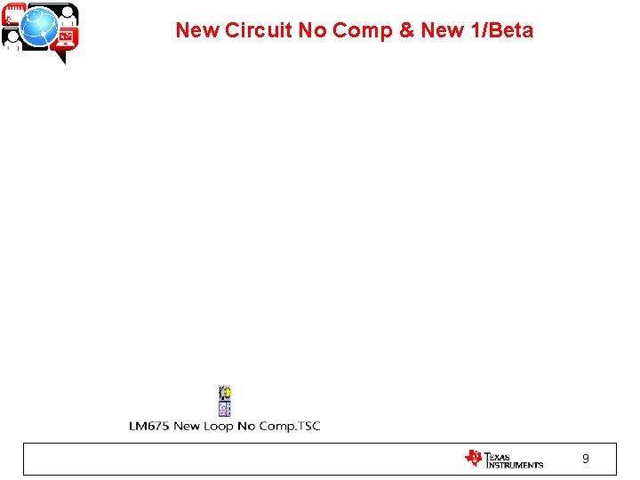 New Circuit No Comp & New 1/Beta 9 