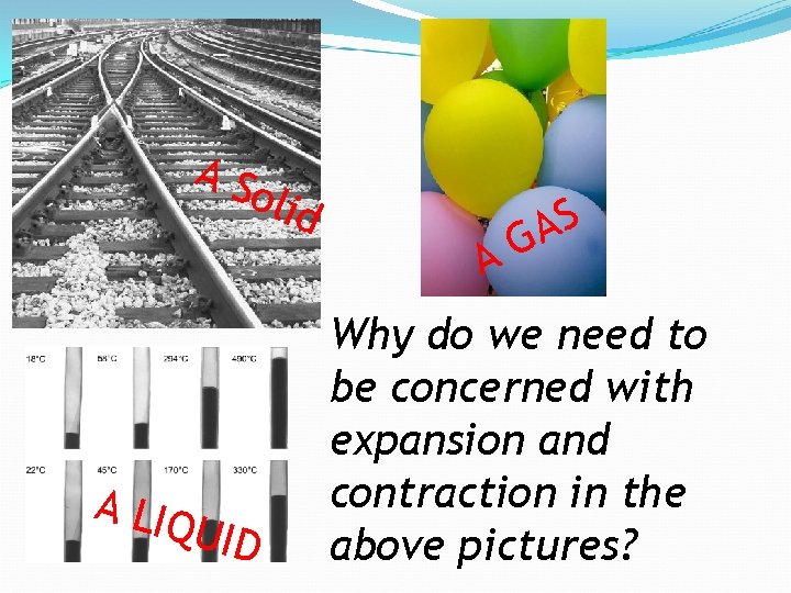 AS olid A LIQ UID A S A G Why do we need to