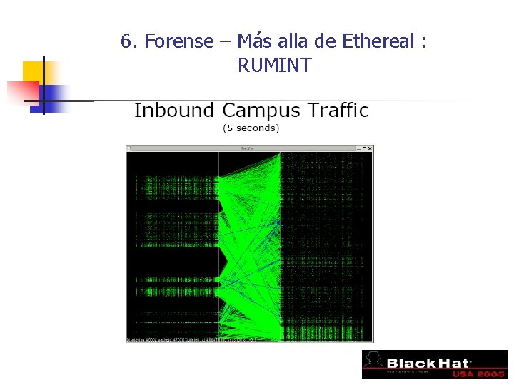 6. Forense – Más alla de Ethereal : RUMINT 