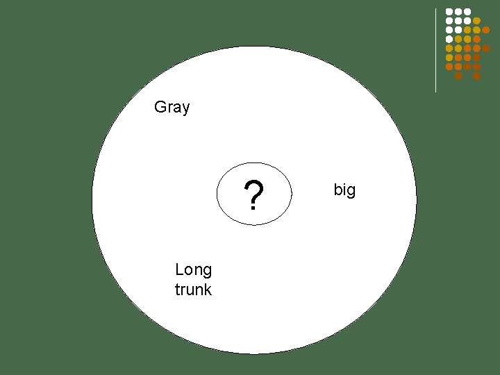 Gray ? Long trunk Very big 