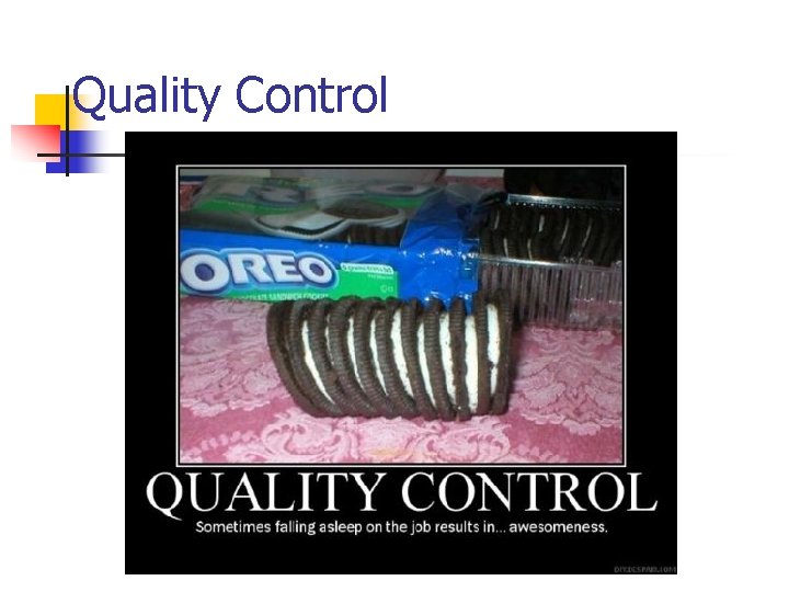 Quality Control © Wiley 2007 