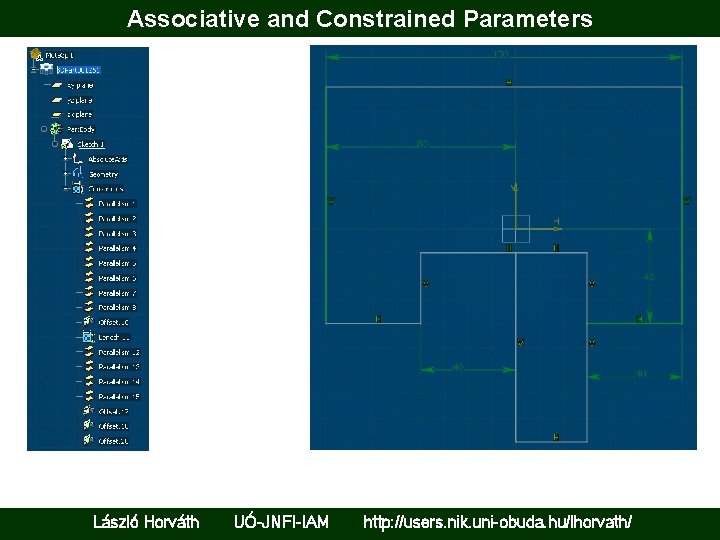 Associative and Constrained Parameters László Horváth UÓ-JNFI-IAM http: //users. nik. uni-obuda. hu/lhorvath/ 