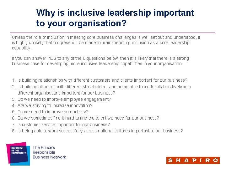 How to build the business case for inclusive