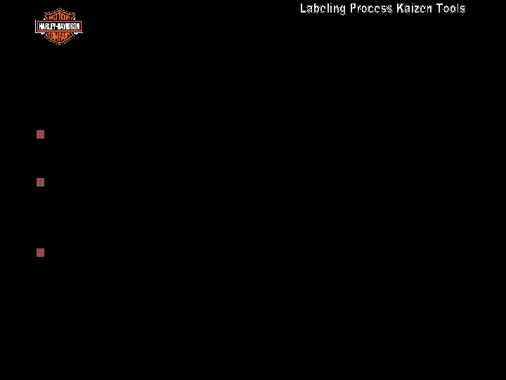 Supply Base Mislabeling Reduction Initiative Key Takeaways: § Critical importance of reducing mislabeling occurrences