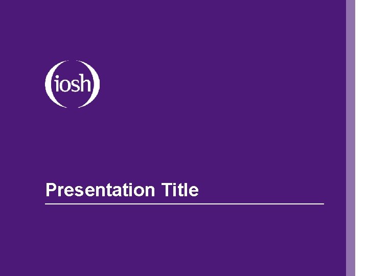 Presentation Title 