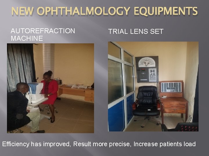 NEW OPHTHALMOLOGY EQUIPMENTS AUTOREFRACTION MACHINE TRIAL LENS SET Efficiency has improved, Result more precise,