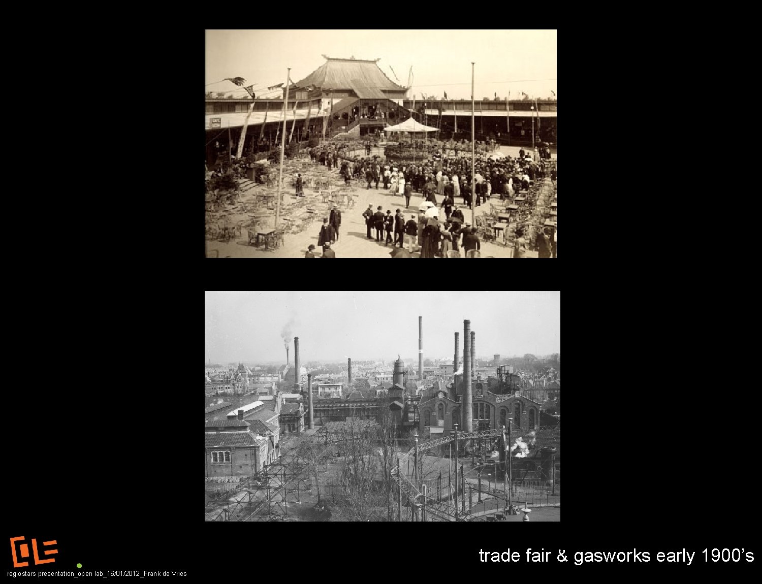 trade fair & gasworks early 1900’s regiostars presentation_open lab_16/01/2012_Frank de Vries 