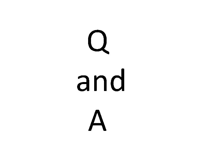 Q and A 