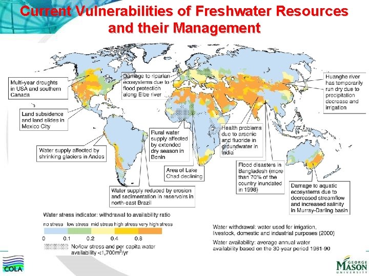 Current Vulnerabilities of Freshwater Resources and their Management 