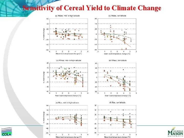 Sensitivity of Cereal Yield to Climate Change 