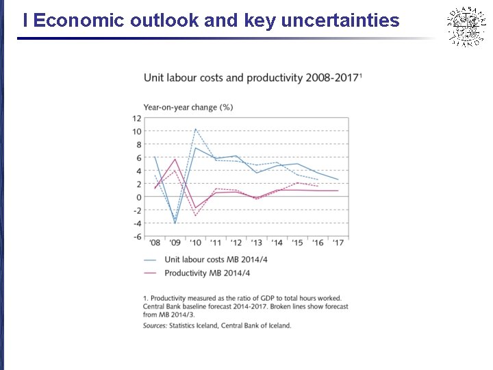 I Economic outlook and key uncertainties 