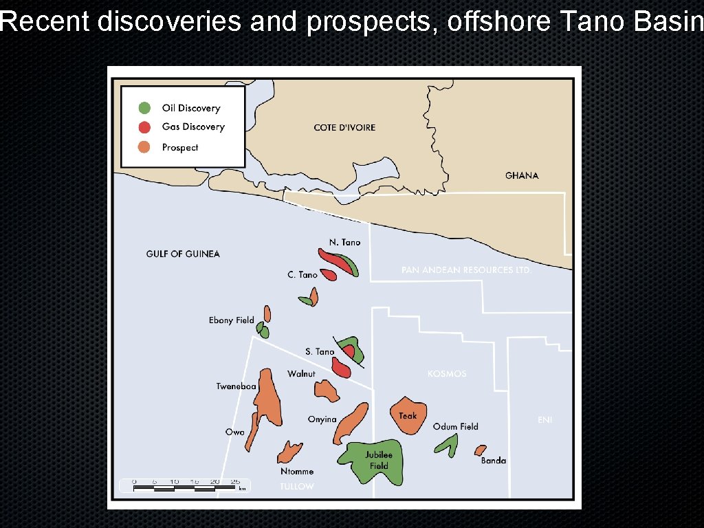Recent discoveries and prospects, offshore Tano Basin 