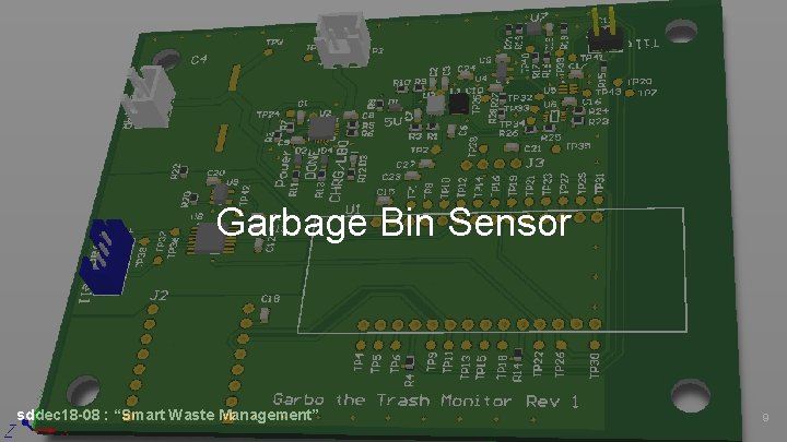 Garbage Bin Sensor sddec 18 -08 : “Smart Waste Management” 9 