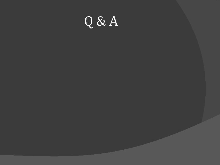 Q&A Q&A