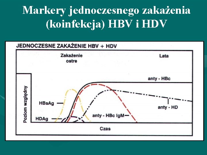 Markery jednoczesnego zakażenia (koinfekcja) HBV i HDV 