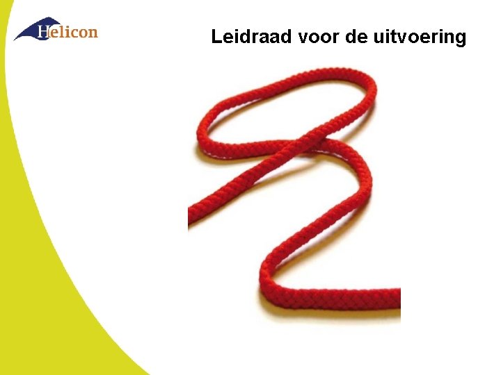 Leidraad voor de uitvoering 