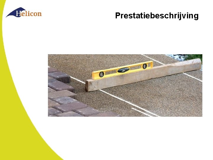 Prestatiebeschrijving 