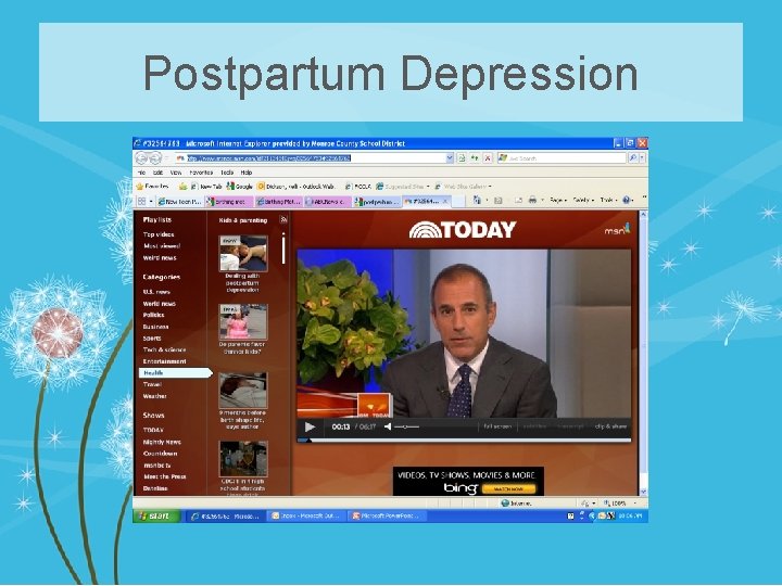 Postpartum Depression 