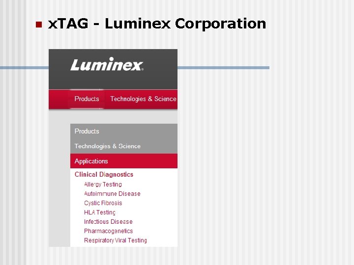 n x. TAG - Luminex Corporation 