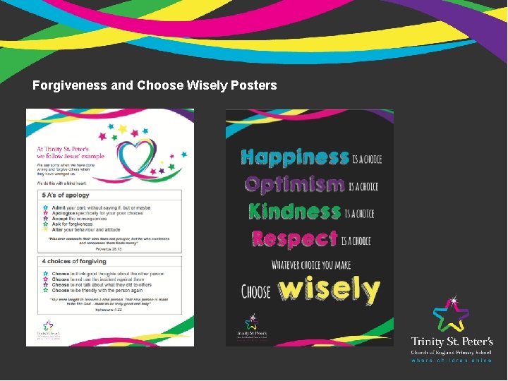 Forgiveness and Choose Wisely Posters 