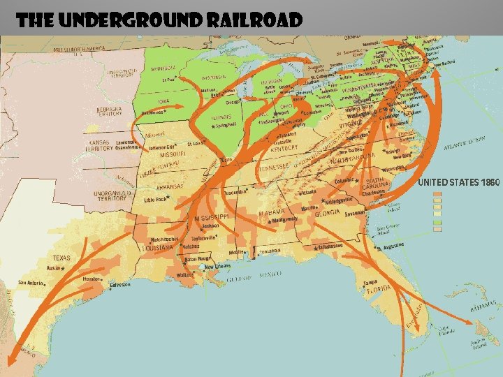 THE UNDERGROUND RAILROAD 