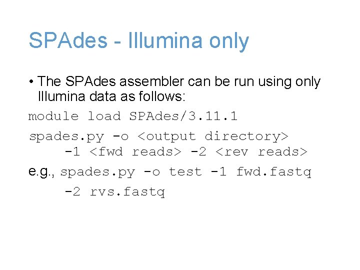 MCB 3637 Lecture 12 October 3018 Genome assembly
