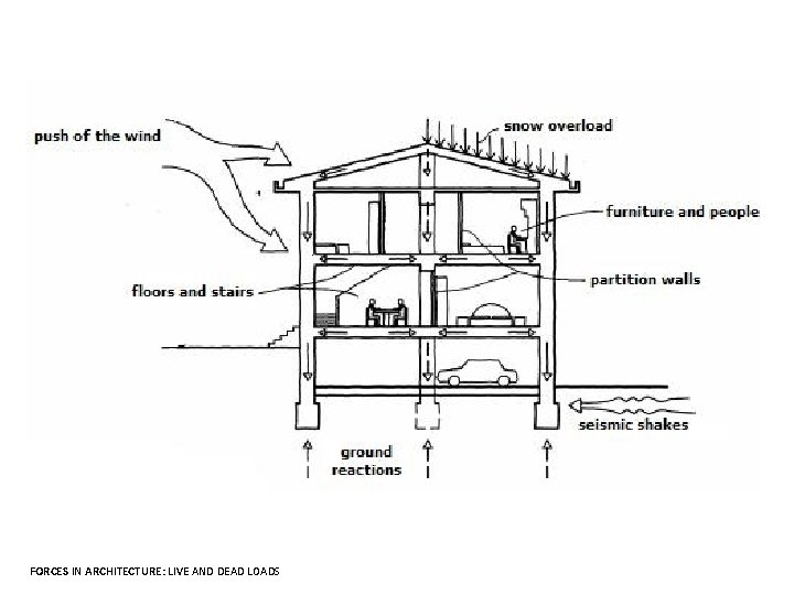 FORCES IN ARCHITECTURE: LIVE AND DEAD LOADS 