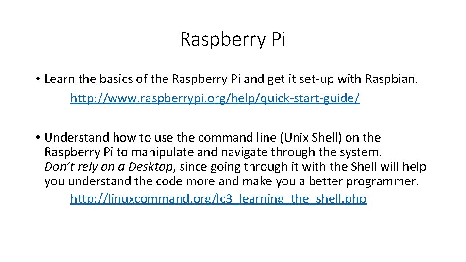 Raspberry Pi • Learn the basics of the Raspberry Pi and get it set-up