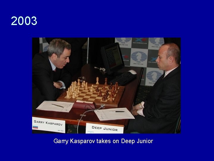 2003 Garry Kasparov takes on Deep Junior 