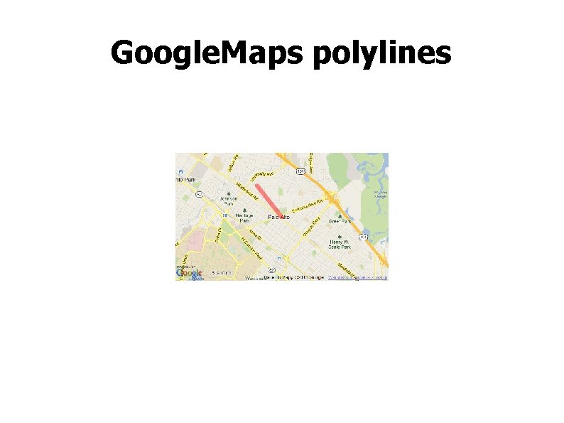 Google. Maps polylines 