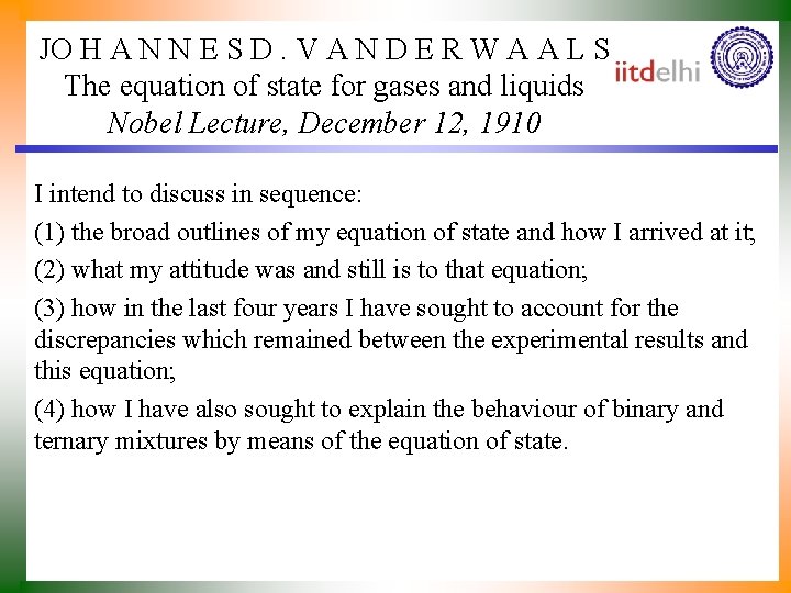 JO H A N N E S D. V A N D E R