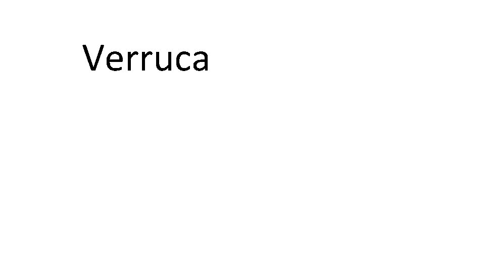 Verruca 