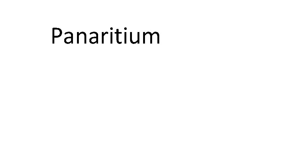 Panaritium 