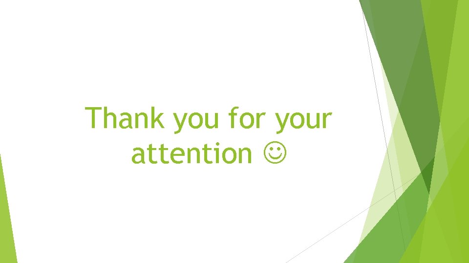 Thank you for your attention 