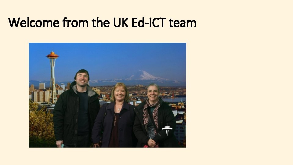 Welcome from the UK Ed-ICT team 