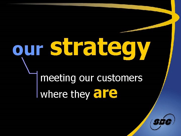 our strategy meeting our customers where they are 