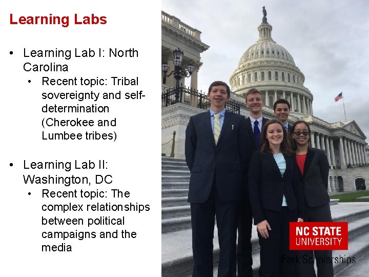 Learning Labs • Learning Lab I: North Carolina • Recent topic: Tribal sovereignty and