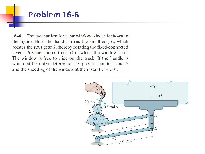 Problem 16 -6 