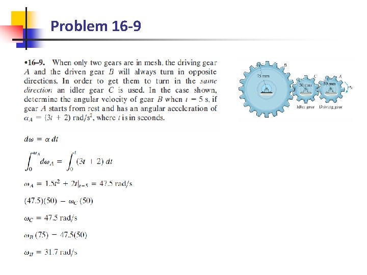 Problem 16 -9 