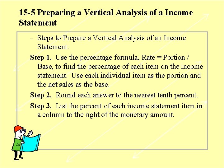 15 -5 Preparing a Vertical Analysis of a Income Statement Steps to Prepare a