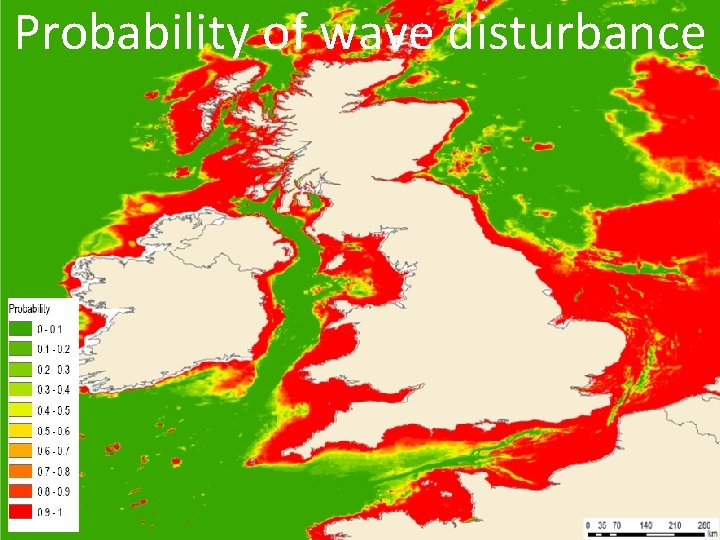 Probability of wave disturbance 