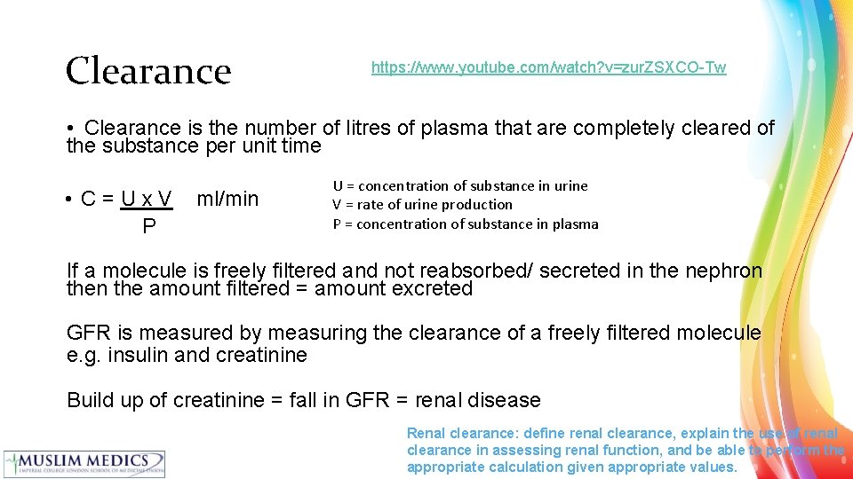 Clearance https: //www. youtube. com/watch? v=zur. ZSXCO-Tw • Clearance is the number of litres