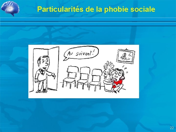 Particularités de la phobie sociale 22 