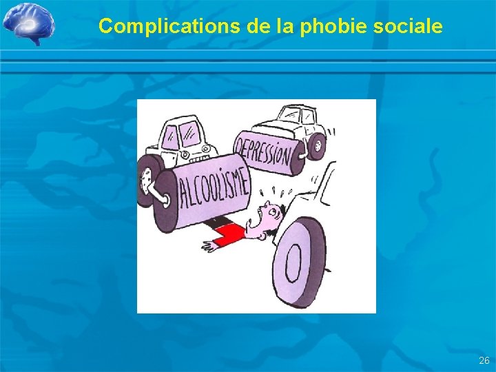 Complications de la phobie sociale 26 